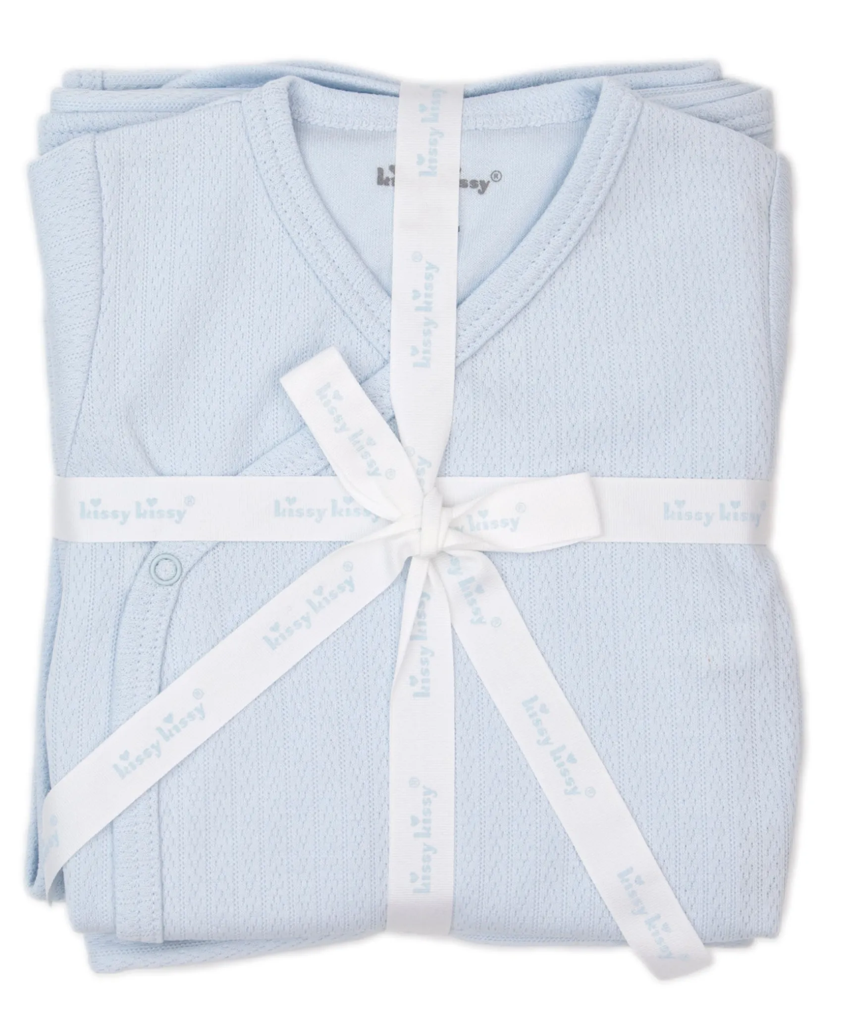 Kissy Pointelle Blue Bundle Set