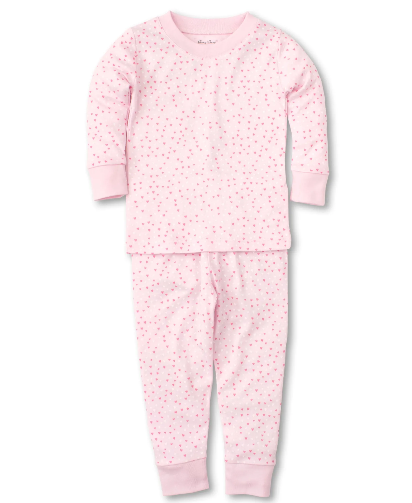 Kissy Sweethearts Pink Toddler Pajama Set