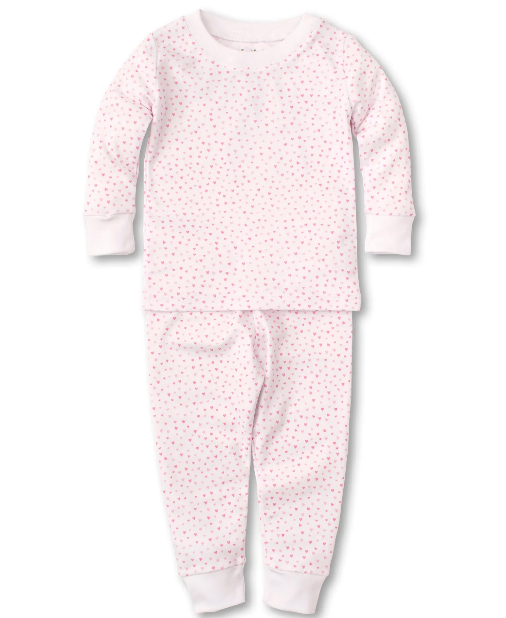 Kissy Sweethearts White Toddler Pajama Set
