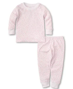 Kissy Sweethearts White Toddler Pajama Set