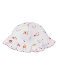 Lobsters Sandy Smiles Pink Floppy Hat