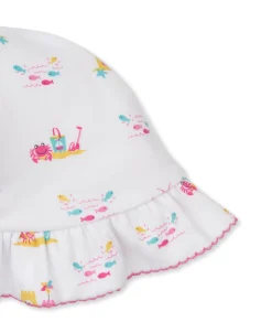 Lobsters Sandy Smiles Pink Floppy Hat