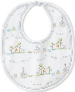 Noah's Blue Print Bib