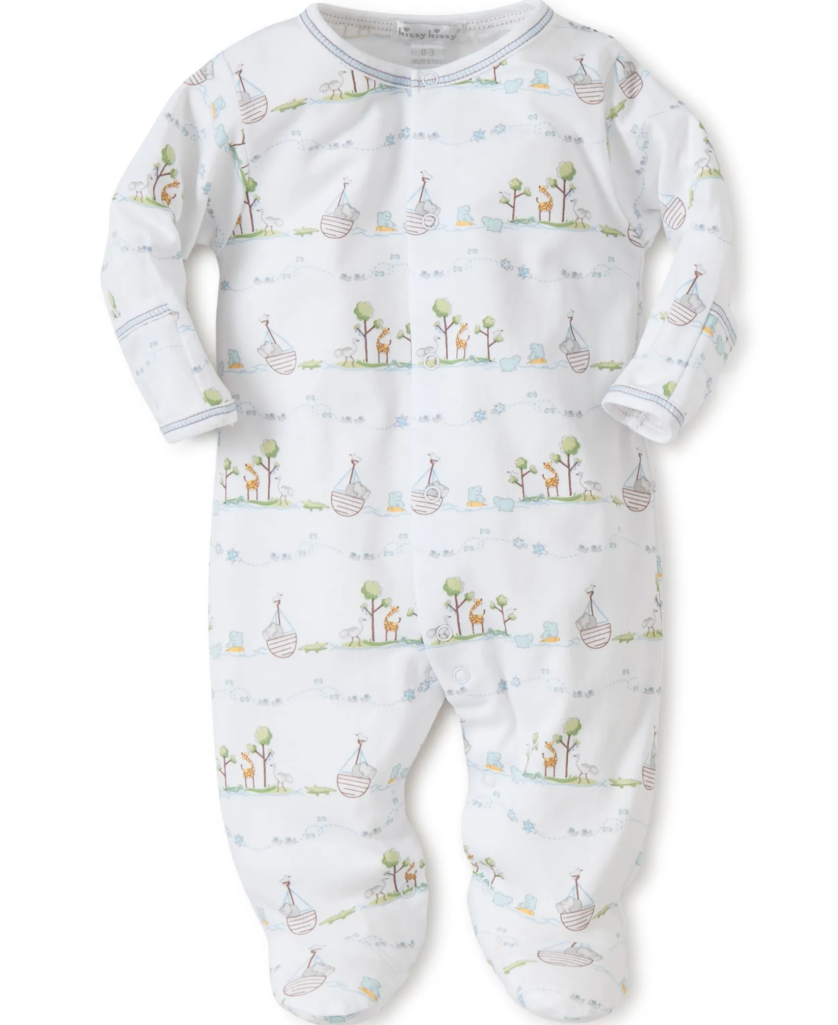 Noah's Blue Print Footie