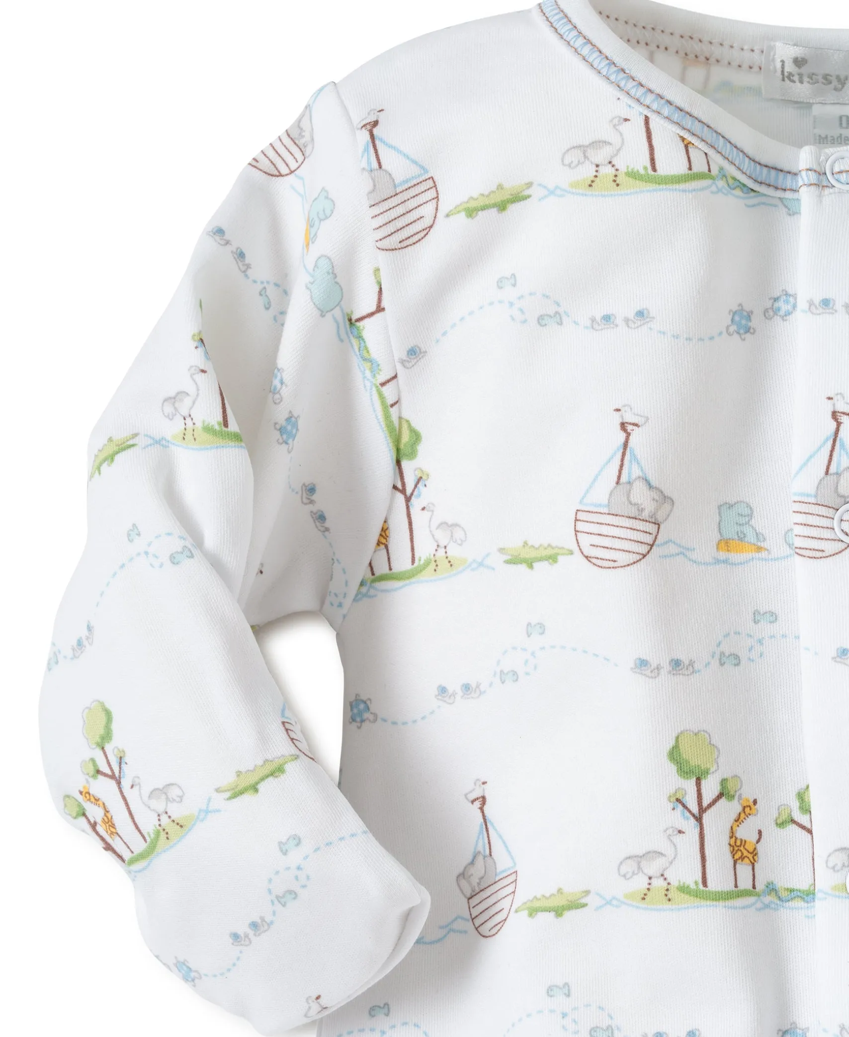 Noah's Blue Print Footie