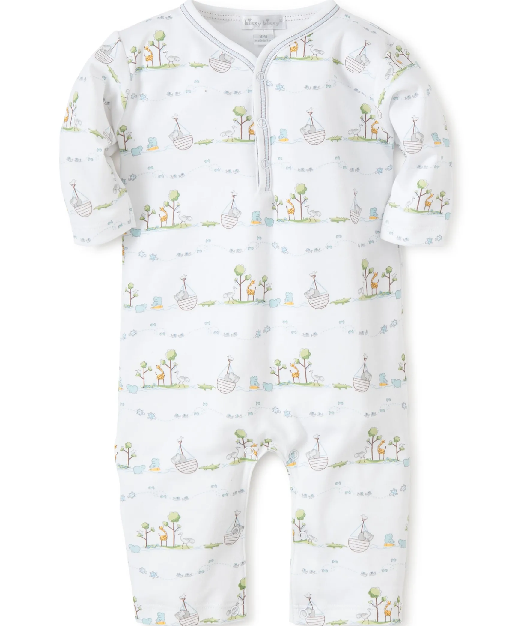 Noah's Blue Print Playsuit