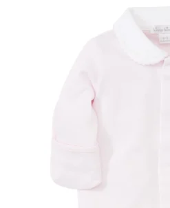 Personalized Pink Kissy New Beginnings Footie w/ Collar