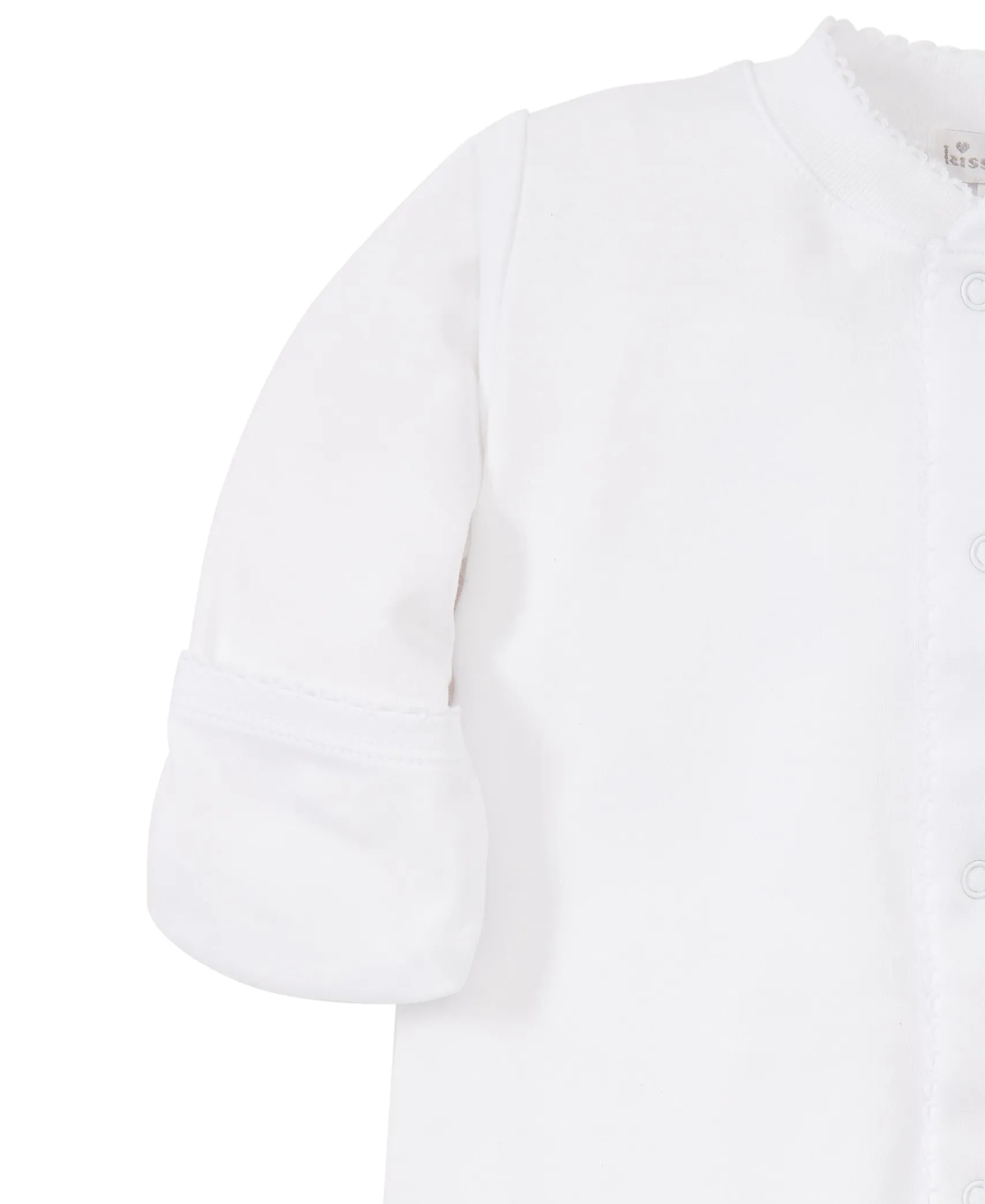 Personalized White Kissy Basics Conv. Gown