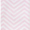 Pink Chevron Knit Novelty Blanket