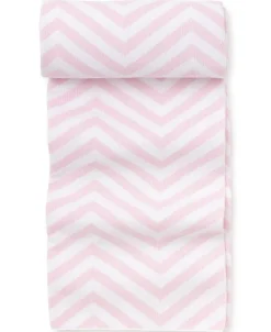 Pink Chevron Knit Novelty Blanket