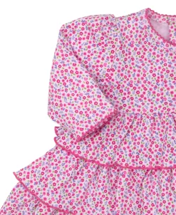 Pink Floral Dress Set (0-6M)