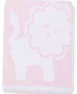 Pink Jungle Knit Novelty Blanket