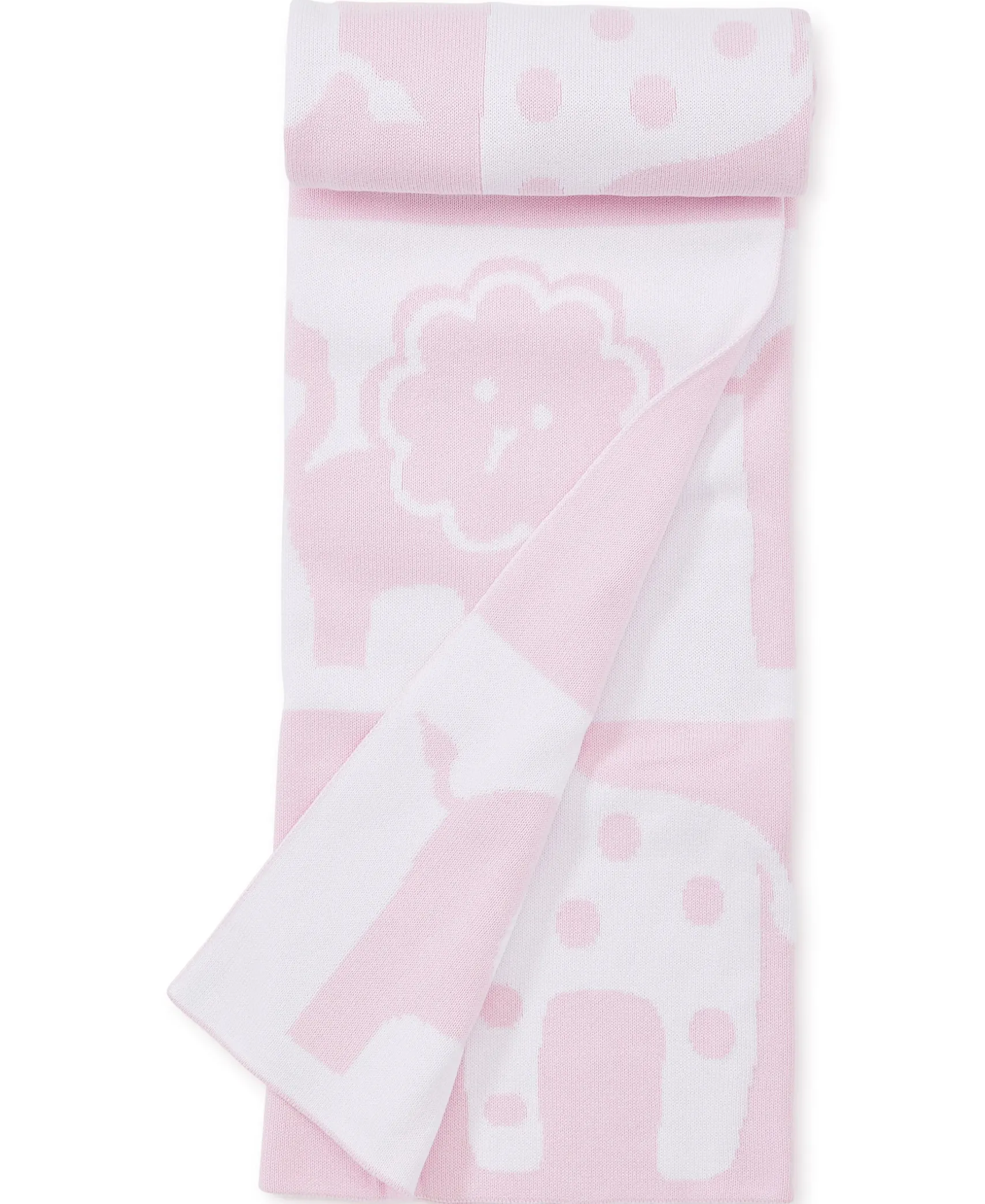 Pink Jungle Knit Novelty Blanket