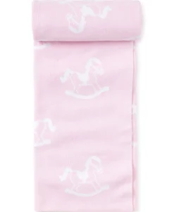 Pink Rocker Knit Novelty Blanket