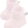 Pink/White Kissy Basics Booties