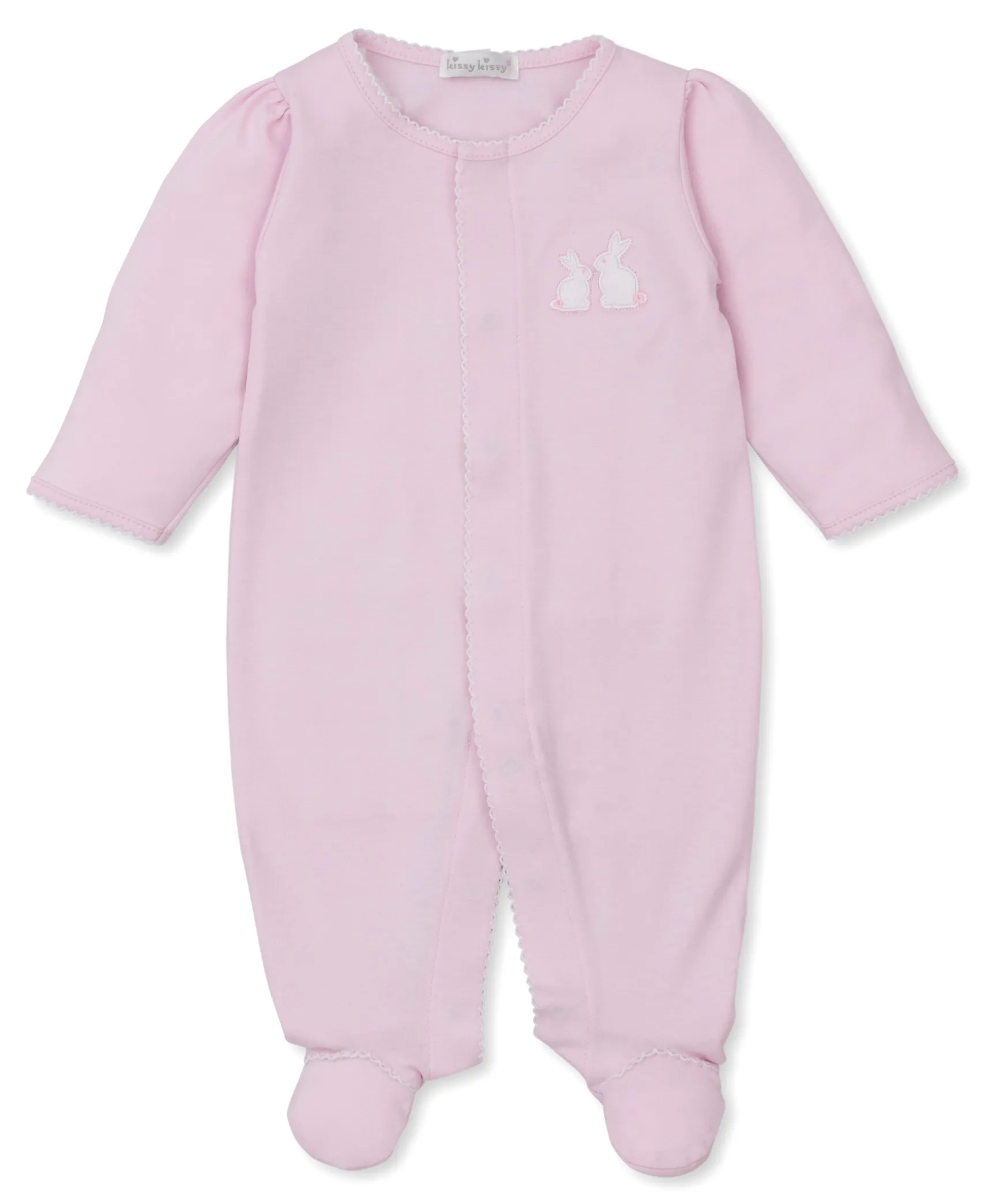 Pique Bunny Bash Pink Footie