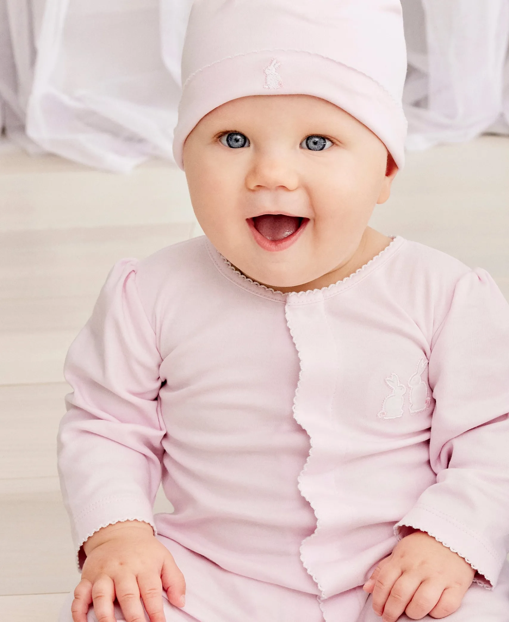 Pique Bunny Bash Pink Hat