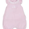Pique Bunny Bash Pink Short Playsuit