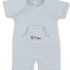 Playground Pups Short Stripe Playsuit
