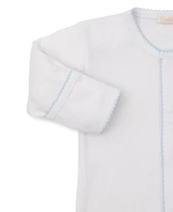 Premier Baa Baa Baby Sheep Blue Hand Emb. Footie