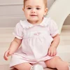 Premier Baby Bunny Patch Pink Hand Emb. Dress Set