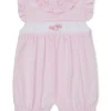 Premier Baby Bunny Patch Pink Hand Emb Short Playsuit