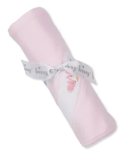 Premier Baby Bunny Patch Pink Hand Emb. Blanket