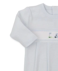 Premier Fairway Foursome Hand Emb. Stripe Footie