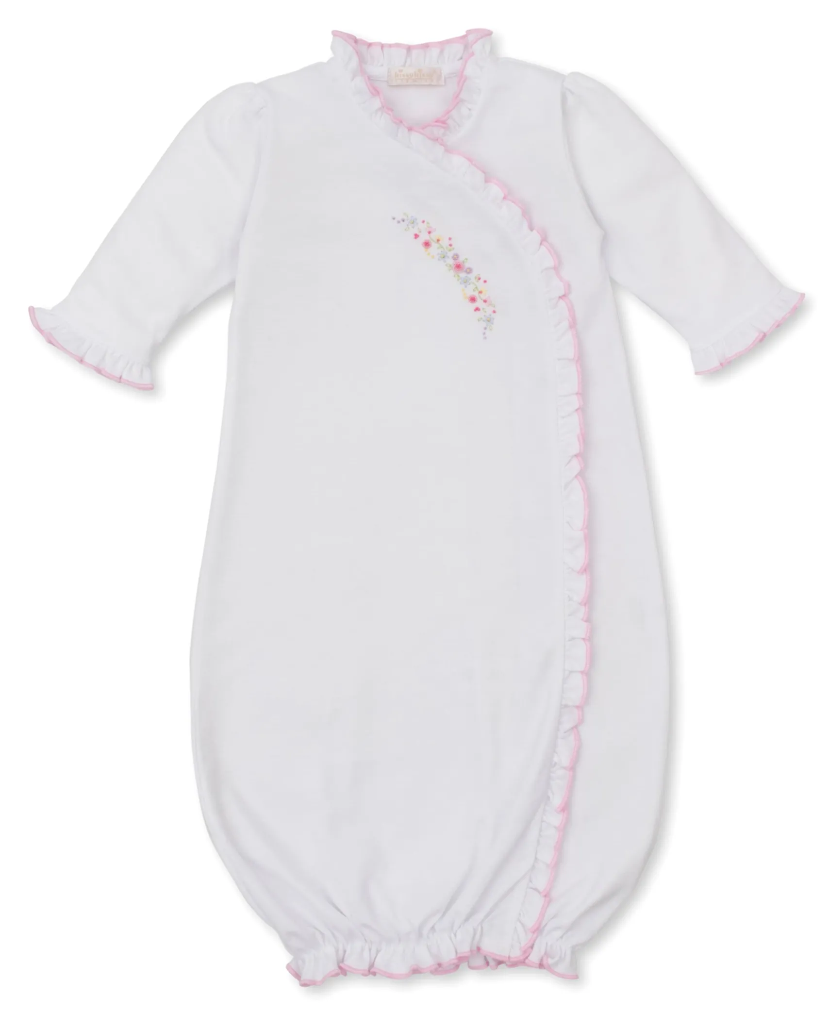 Premier Flowers & Vines White Hand Emb. Sack