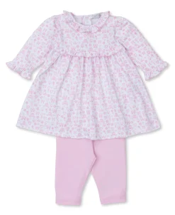 Royal Details Pink Dress Set