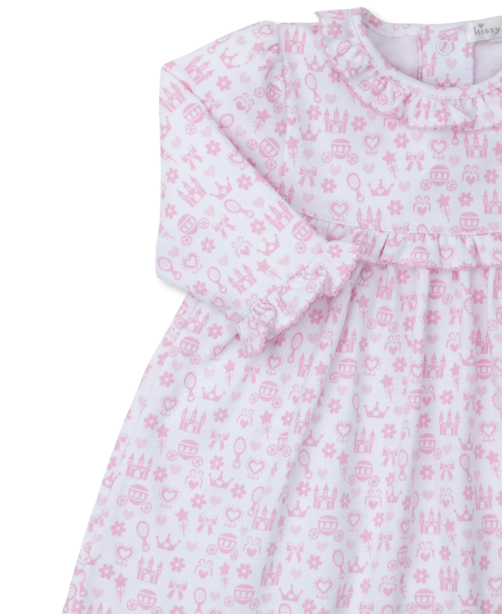 Royal Details Pink Dress Set