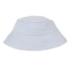 Saturday Regatta Light Blue Stripe Bucket Hat