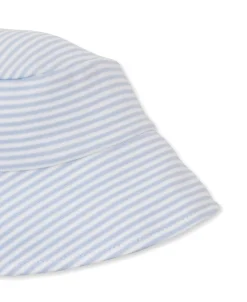 Saturday Regatta Light Blue Stripe Bucket Hat