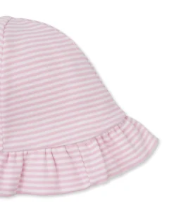 Saturday Regatta Pink Stripe Floppy Hat
