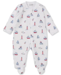 Seas the Day Zip Footie