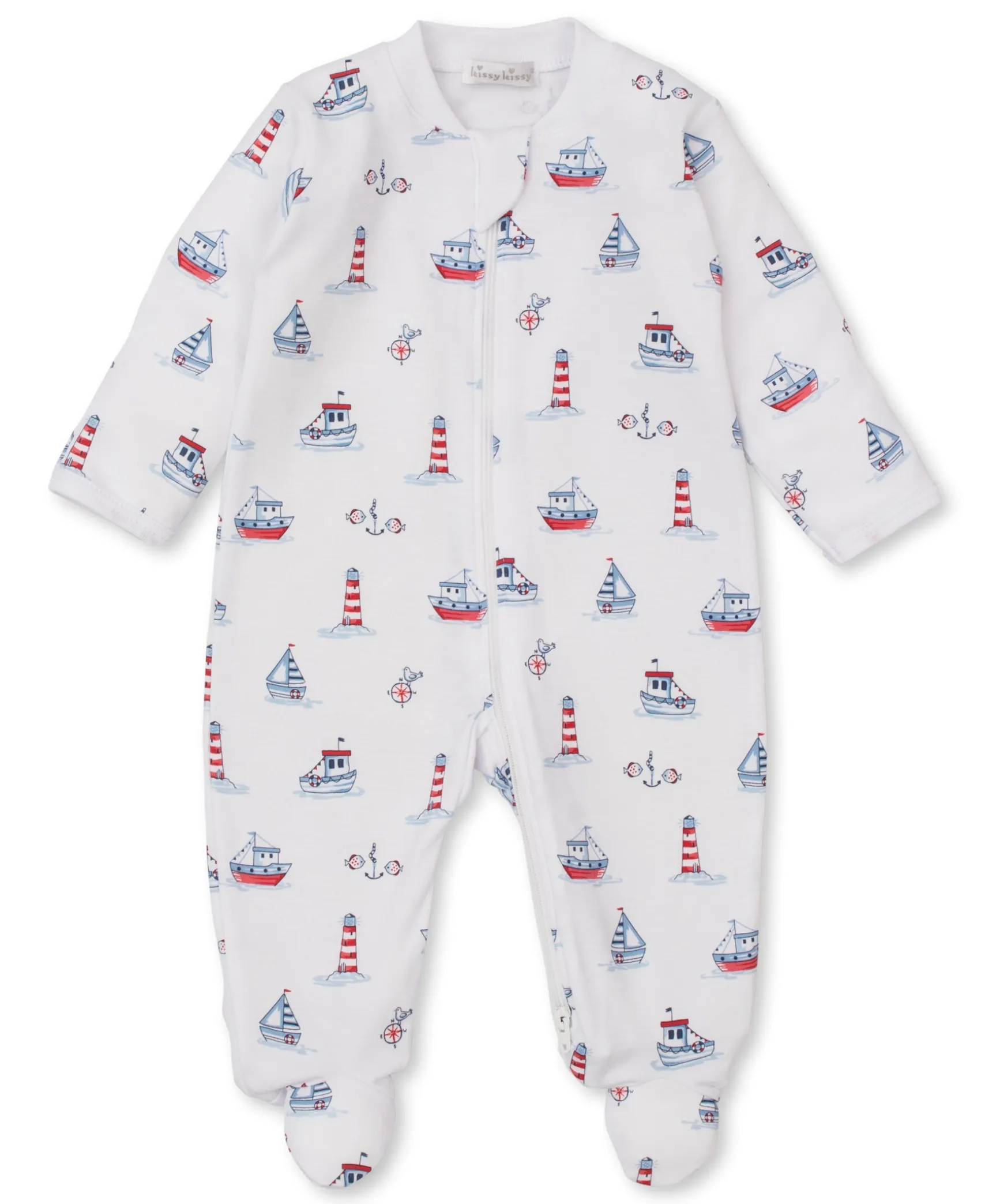 Seas the Day Zip Footie