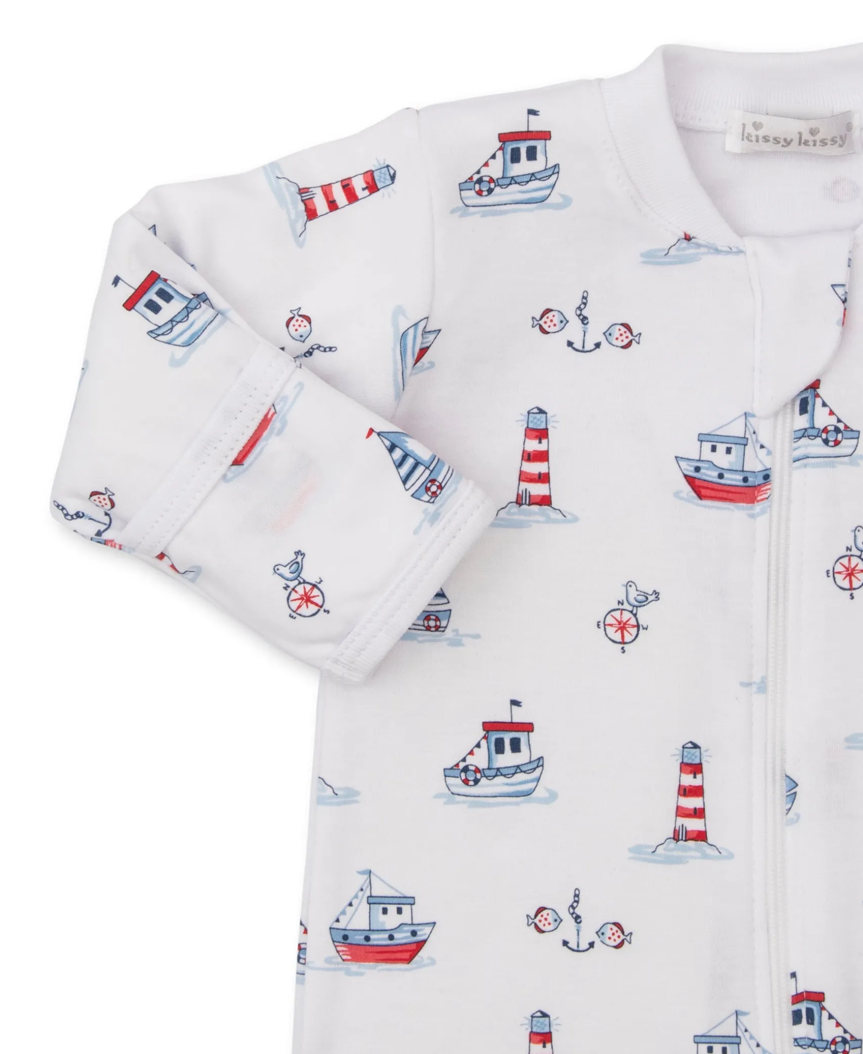 Seas the Day Zip Footie