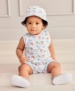 Shark Grins Sleeveless Playsuit