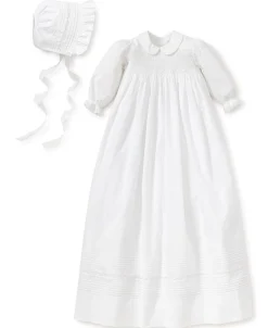 Silene Christening Gown & Hat Set