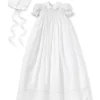 Silene Christening Gown & Hat Set