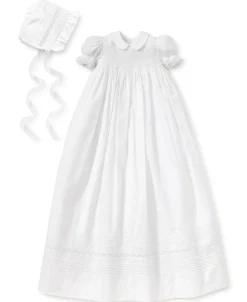 Silene Christening Gown & Hat Set