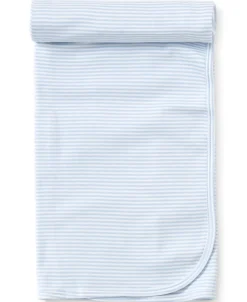 Simple Stripes Blue Blanket