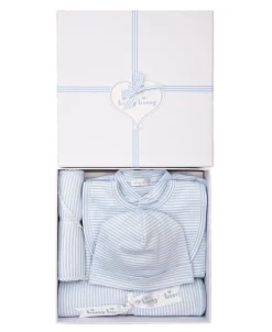 Simple Stripes Blue 5PC Gift Set with Gift Box