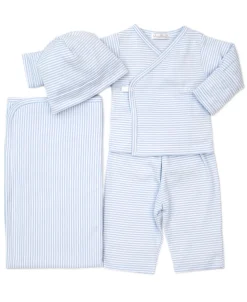 Simple Stripes Blue Take Me Home Bundle Set