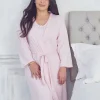 Simple Stripes Pink Adult Robe