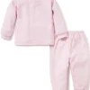 Simple Stripes Pink Long Sleeve Tee and Pant Set