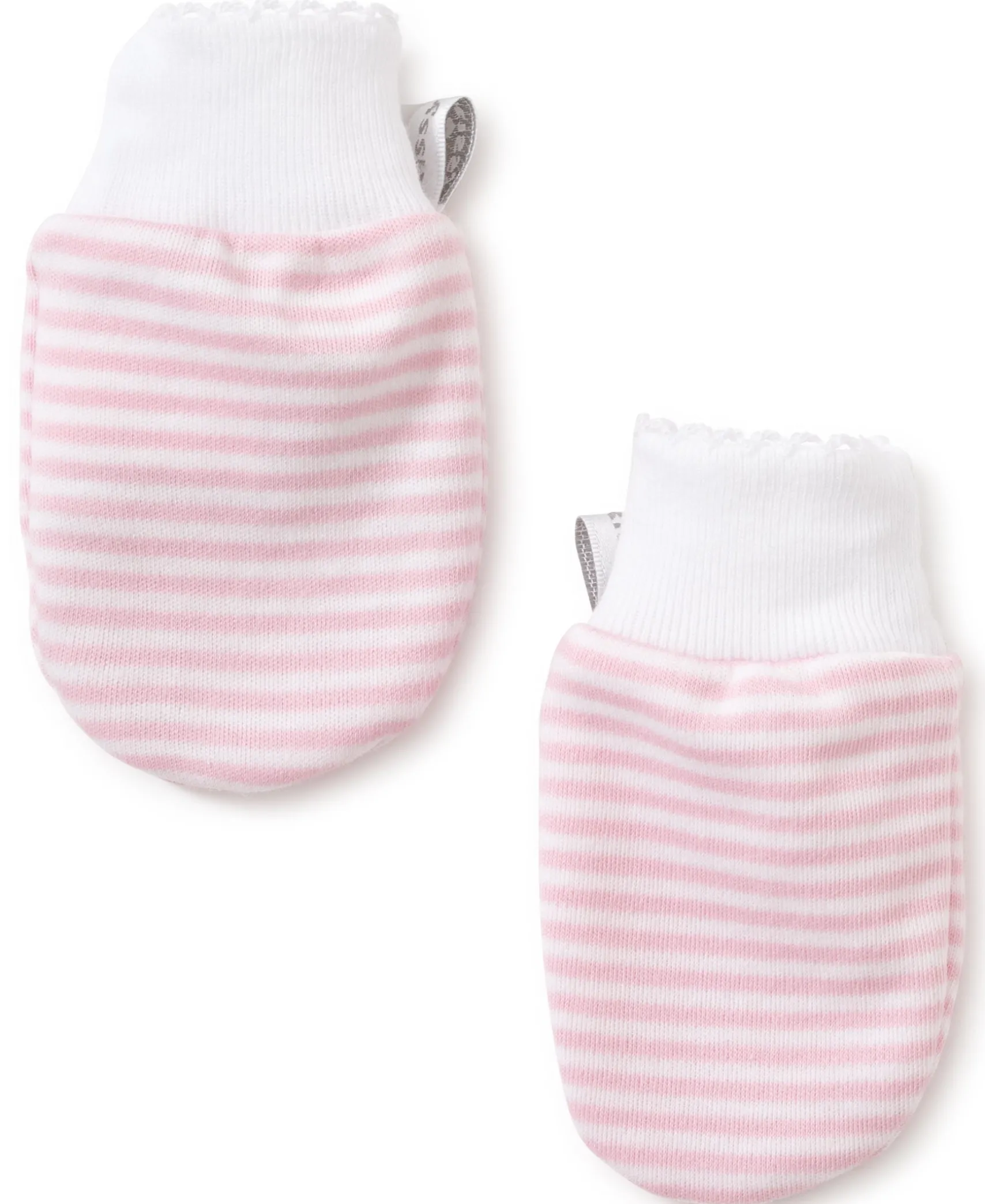 Simple Stripes Pink Mittens