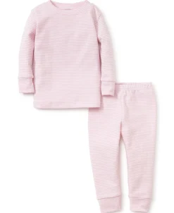 Simple Stripes Pink Toddler Pajama Set