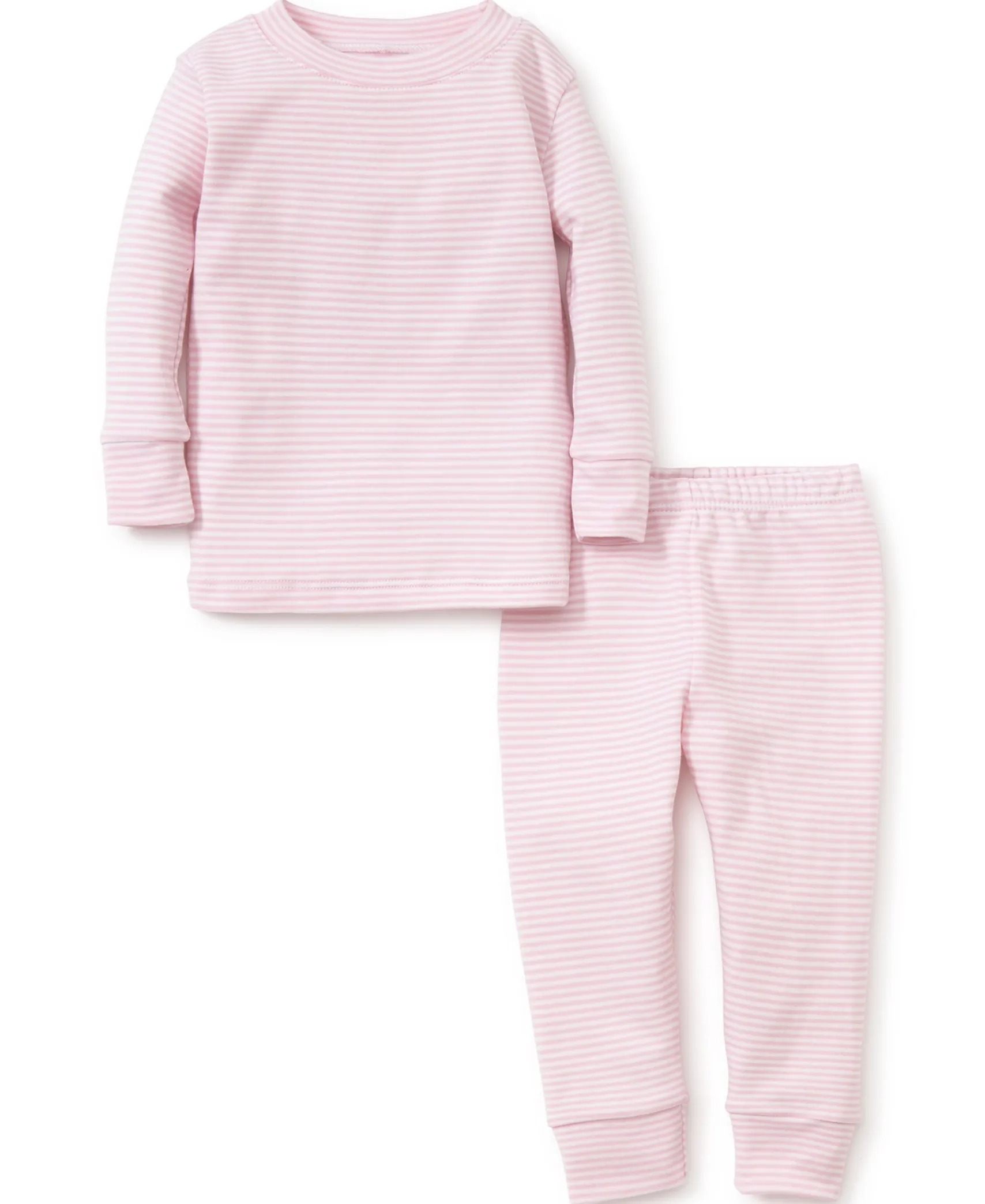 Simple Stripes Pink Toddler Pajama Set