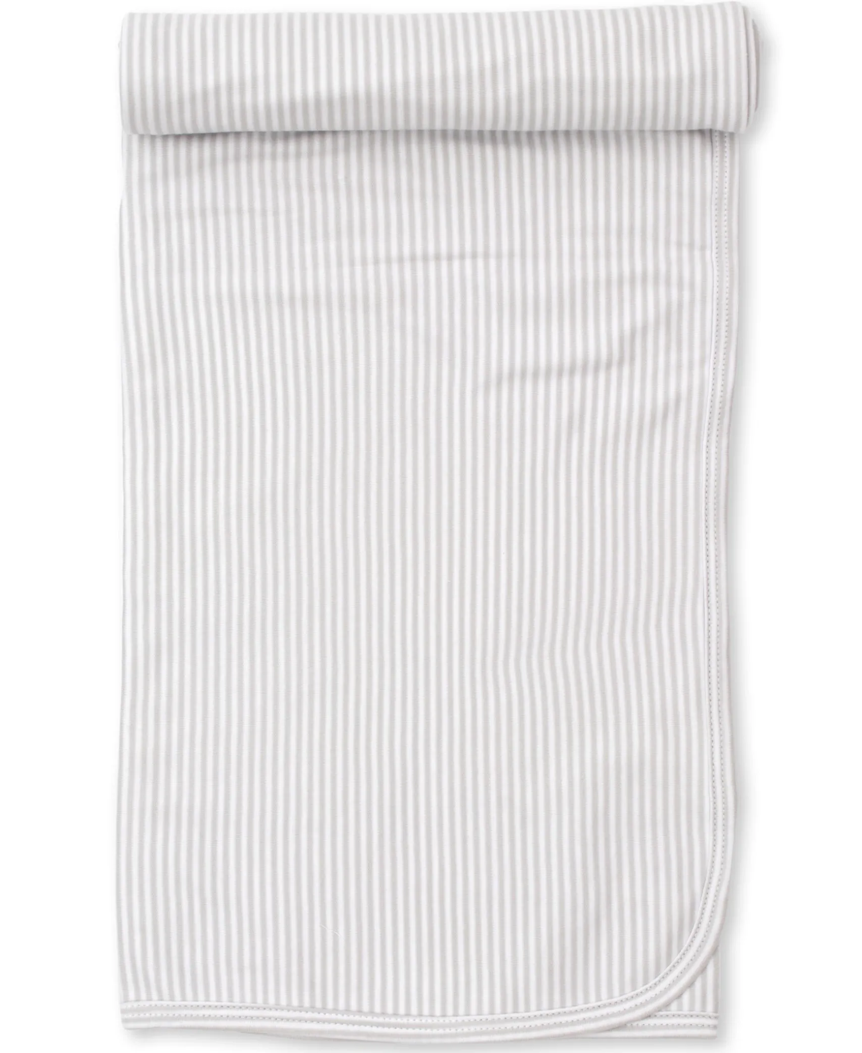 Simple Stripes Silver Blanket